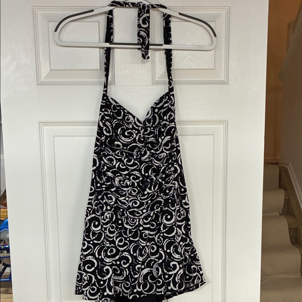 Catalina Black and White One Piece Swimsuit